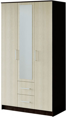&quot;Фиеста&quot; шкаф 3-х створчатый (1200х2216х610) венге/лоредо