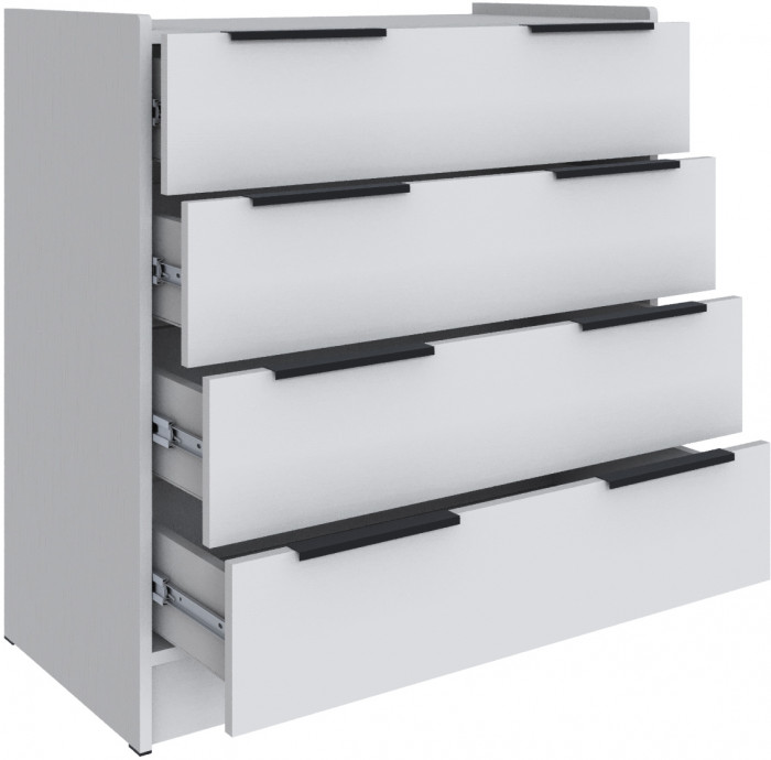 Комод для спальни Мадрид (0,85), Белый