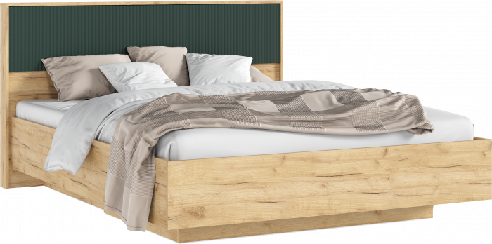 Модульная спальня Марвэл, Дуб крафт/Браш мени грин