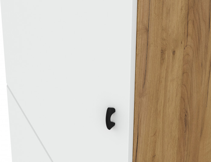 Пенал Байкал, Дуб золотой, Белый матовый