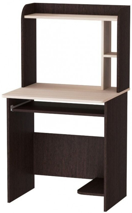 Компьютерный стол Грета-1 венге/дуб молочный