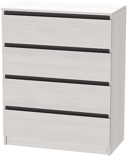 Кэт-1 Комод 4-Ящика, Ясень анкор светлый/Графит