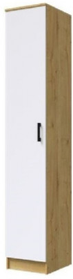 Шкаф Соло Эра (Вотан / Белый гладкий)