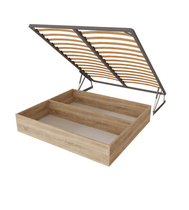 Рио Кровать интерьерная 160 пыльная роза квадрат, ПМ