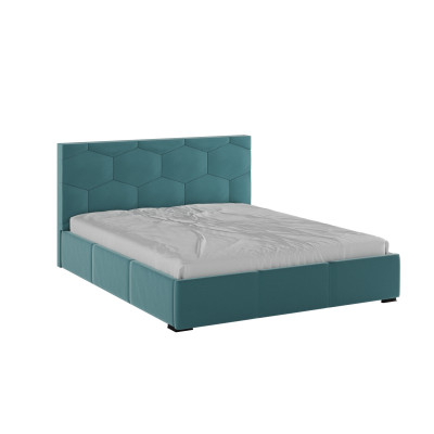 Манука Кровать интерьерная 160 бирюза, ПМ