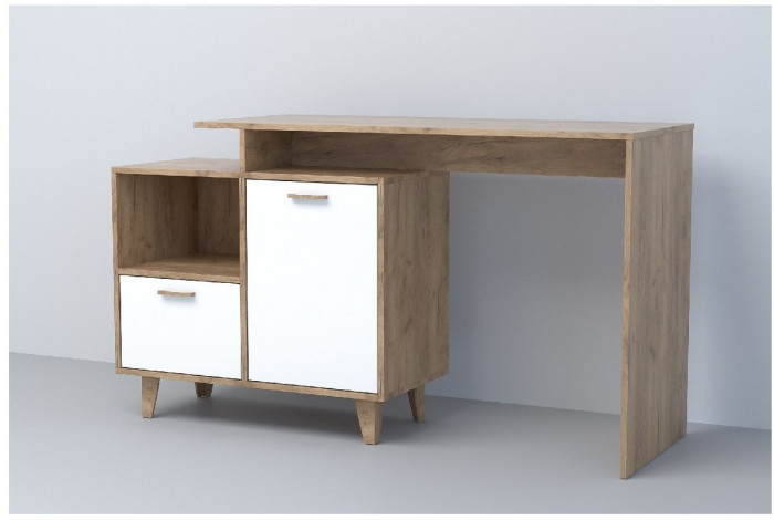 Эго Стол Ст-2 НГ (Камень Темный/Дуб Крафт Золотой)