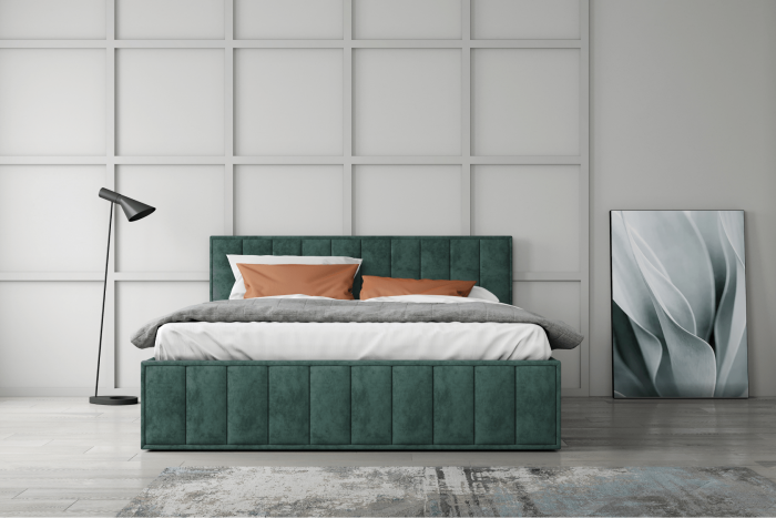 Кровать Лана 160, Синий софт