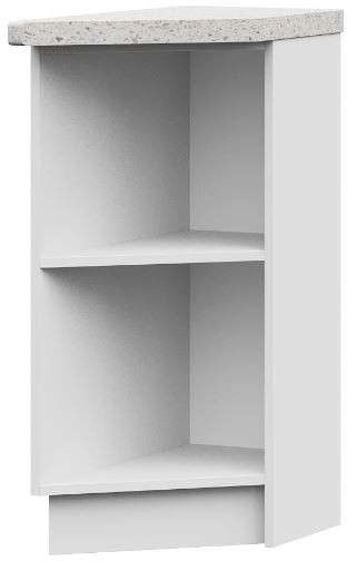 ШНТ 300 М корпус шкаф нижн. торц (300х820х520) б/ст белый