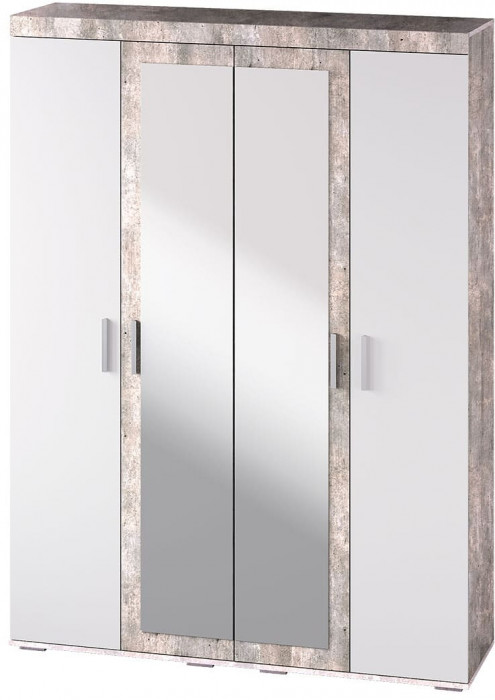 "Инстайл" ШК-31 бетон/белый