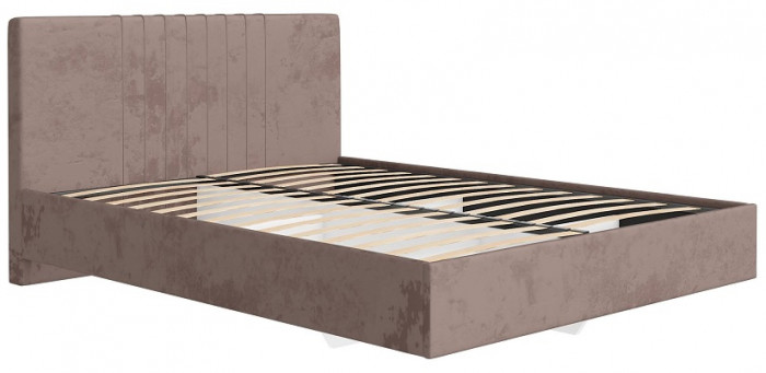 Кровать с латами Соло 180*200, Коричневый, бежевый