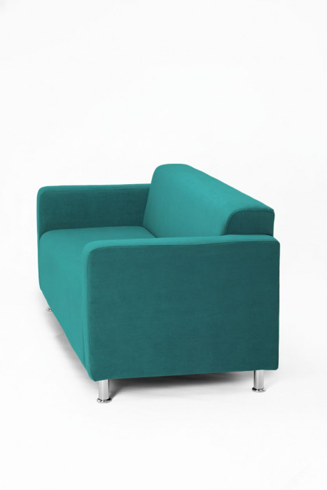 Диван прямой Томи, 200 см, велюр, зеленый