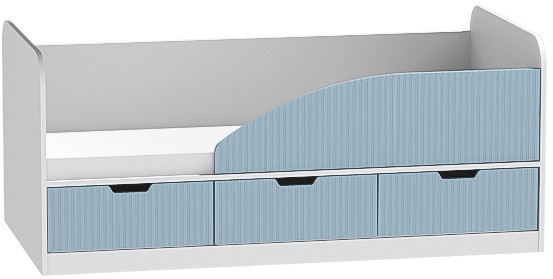 Детская комната Бриз МДФ, набор 10, Белый/Антарктида (Полосы)