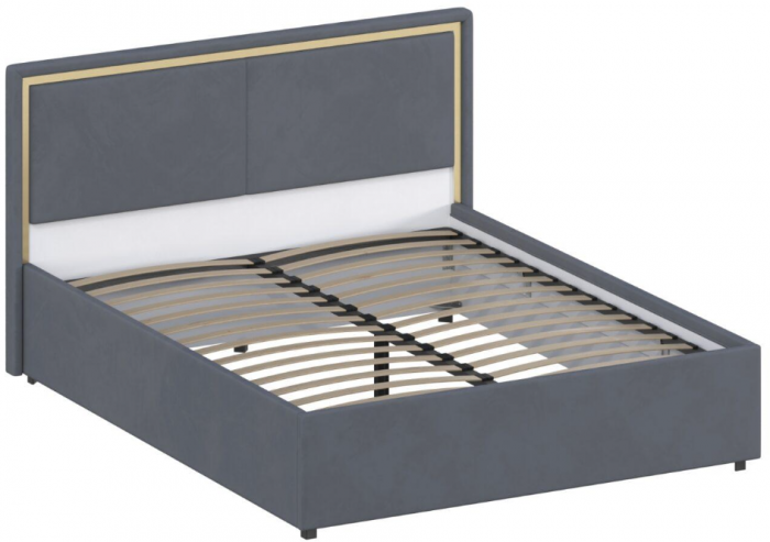 Кровать 120 с ортопед. основанием КР-431-М-12, Микровелюр Zeekr-87