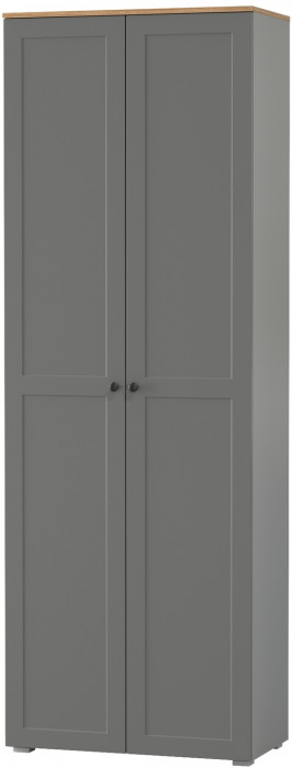 Остин 16.307 Шкаф, серый графит/дуб крафт золотой
