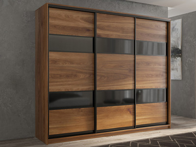 Шкаф-купе Кааппи 7 Кастелло Бренди 210х60х230 см