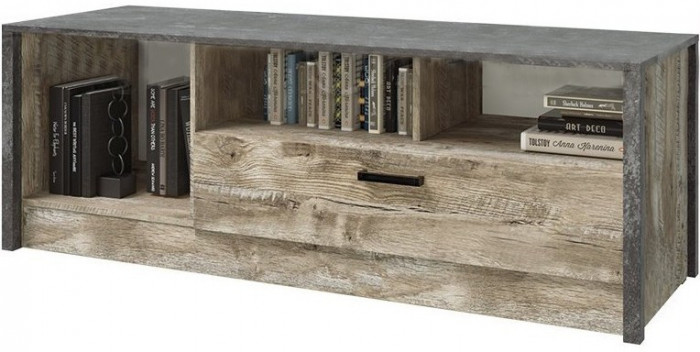 Модульная гостиная Амели (Дуб Юкон / Бетон темный)