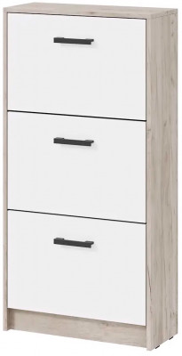 мс для прихожей Вега ОБ-2 дуб крафт серый/белый