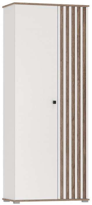 Шкаф для одежды 51.01 Либерти опора h=20мм Белый / Дуб Каньон