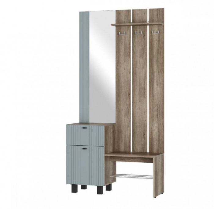 Прихожая "Олива" ПР-04 Дуб каньон/МФ11Шарли бриз