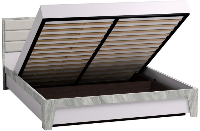 Кровать с подъемным механизмом Айрис 306 Люкс 180х200, статуарио