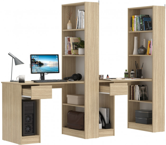 Лайт Шкаф комбинированный 10.01 + 10.01, цвет плэйн, ШхГхВ 230,6х58,2х179 см., универсальная сборка(обязательно крепление к стене)