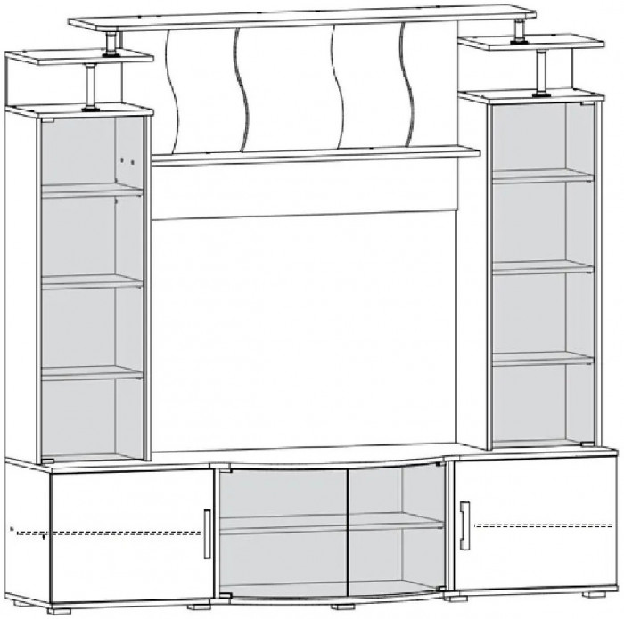 Виста Стенка, ясень шимо (Ясень шимо темный / светлый)