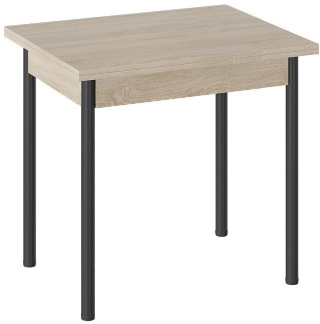 Родос Тип 2 стол с опорой d40 (Белый муар/Белый)