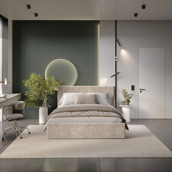 Кровать с подъемным механизмом Хлоя 1,6м, Мокко