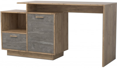 Эго Стол Ст-2 ПД (Камень Темный/Дуб Крафт Золотой)