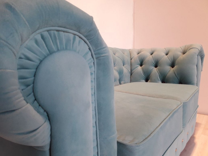 Диван Честер 2- х местный, велюр