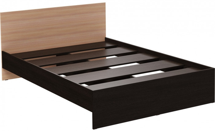 Ронда Кровать 140, венге/дуб молочный