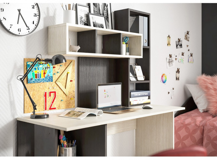 Стол компьютерный Олимп, венге/дуб белфорд