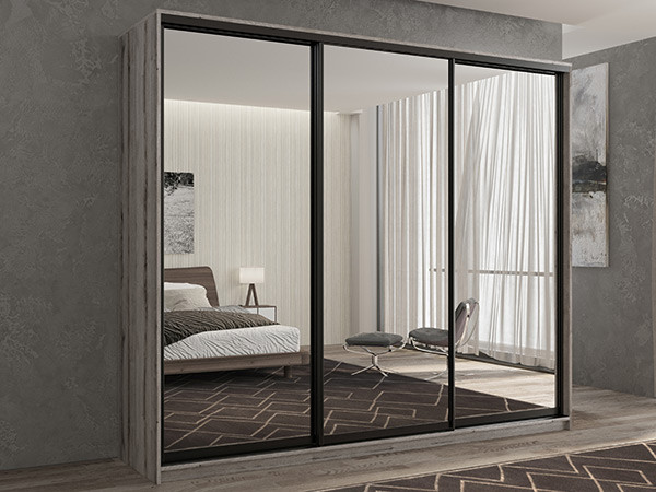 Шкаф-купе Кааппи 1 Эвок Окаменелый 240х60х230 см