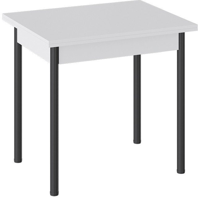 Родос Тип 2 стол с опорой d40 (Белый муар/Дуб Крафт золотой)