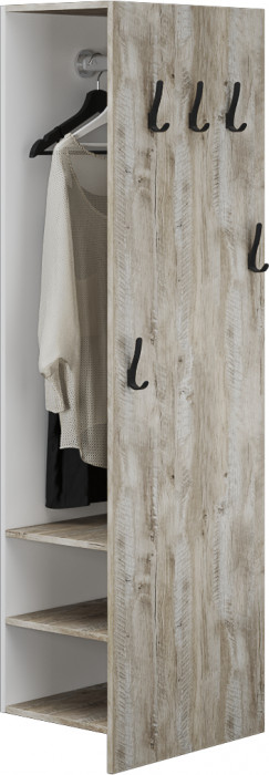 Чикаго Вешало напольное ЧВ-30, Дуб юкон/Белый