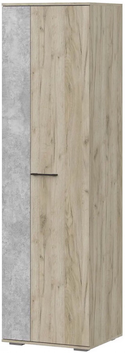 мс для прихожей Бостон ШК-600 дуб крафт серый/бетонный камень