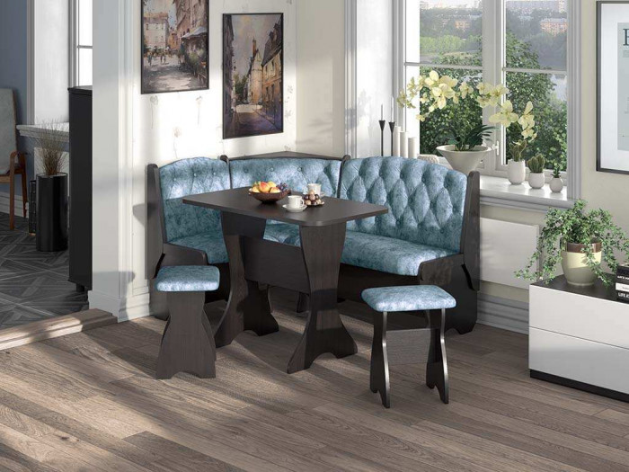 Кухонный набор Орхидея Люкс венге/лагуна