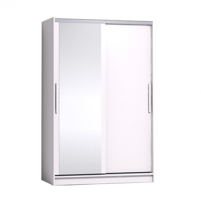 Шкаф-купе с зеркалом Strike 1350 Белый