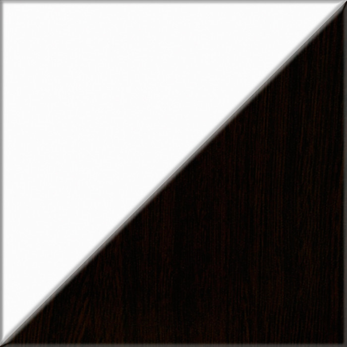 Прихожая П-6 Компоновка № 41, цвет венге/фасады МДФ белое дерево фрезеровка прованс, ШхГхВ 90х50х210 см., универсальная сборка