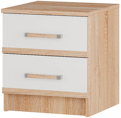 &quot;Сакура&quot; тумбы (2 шт) (400х450х410) дуб сонома/белый