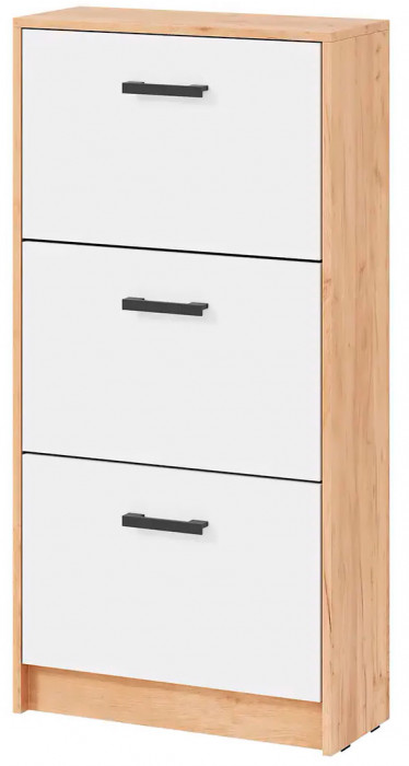 мс для прихожей Вега ОБ-2 дуб крафт золотой/белый