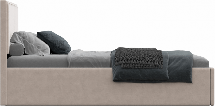 Кровать 140 с ортопед. основанием КР-430-М-14, Микровелюр Zeekr-3