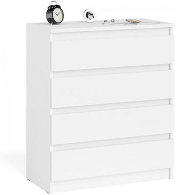 Мори Комод МК800.4, цвет белый, ШхГхВ 80,4х41х94 см.