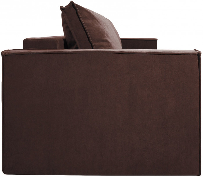 Диван еврокнижка Лофт Люкс велюр коричневый