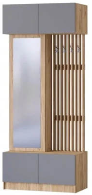 Прихожая Артек, Графит/Дуб крафт золотой