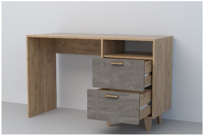 Эго Стол Ст-3 НГ (Камень Темный/Дуб Крафт Золотой)