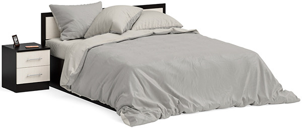 Фиеста Кровать 1600 + тумба, венге/дуб лоредо