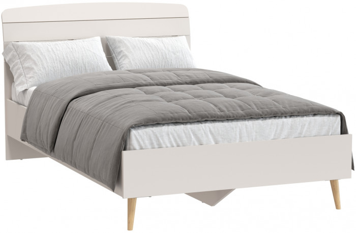 Афина Спальня 4-22905М1к.с. Кровать 1200, кашемир серый