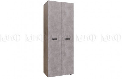 Нэнси New ЛДСП Шкаф 2 дв. (Белый / Бетон светлый)
