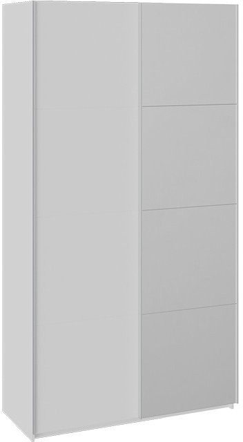 Траст СШК 2.120.60-11.13 Шкаф-купе 2-х дверный (1200x580x2300) (Белый снег,Белый снег/Зеркало)